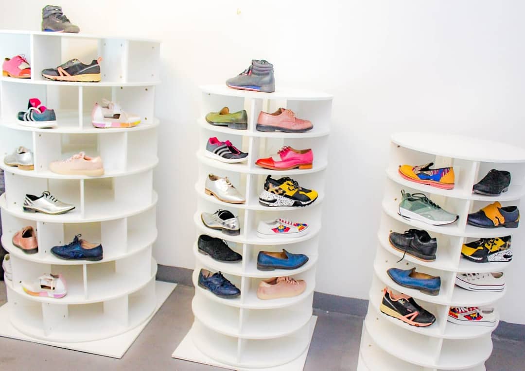 rak sepatu modern » Desain Rak Sepatu Futuristik