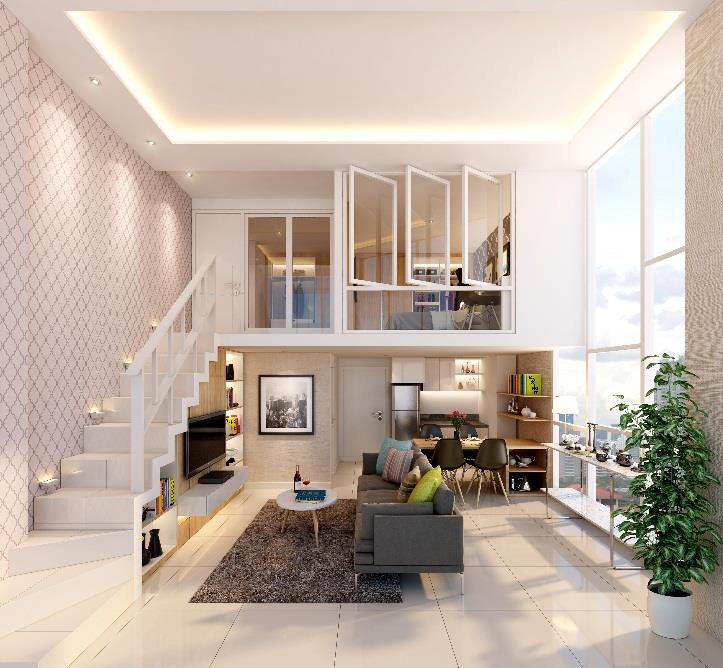 desain interior apartemen praktis » Desain Apartemen Sederhana dan Cantik