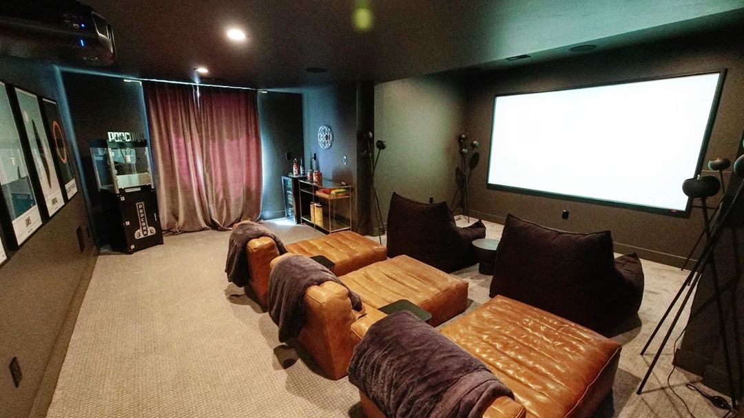 desain mewah home theater rumahan » Desain Ruang Home Theater Dalam Rumah