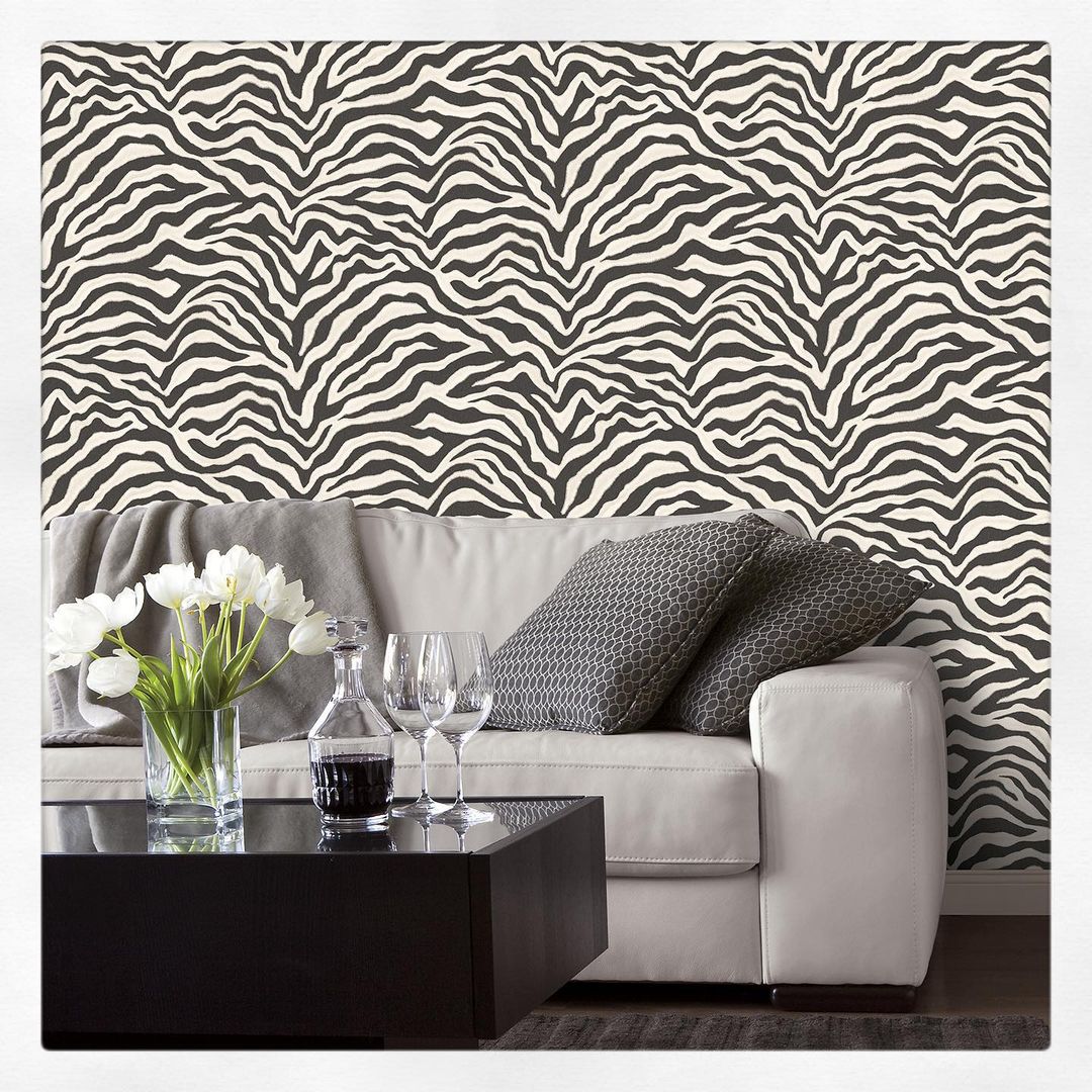 desain wallpaper motif zebra 02 » Desain Wallpaper Motif Zebra untuk Mempercantik Ruangan Rumah Anda