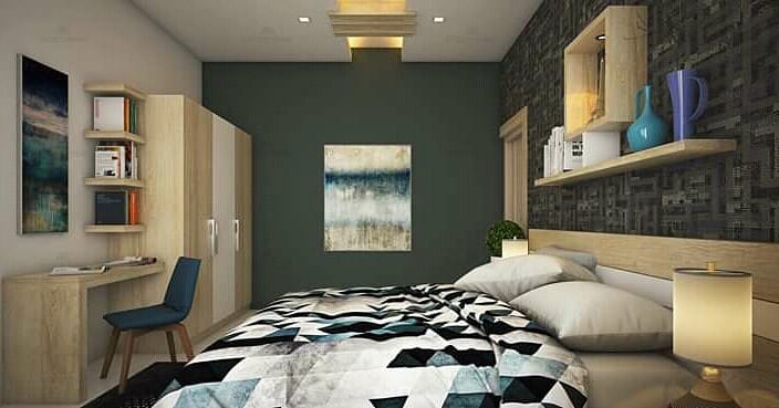 warna dinding kamar tidur menenangkan 02 » Ide Warna Dinding Kamar Tidur yang Menenangkan untuk Kualitas Istirahat Lebih Baik